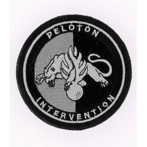 Embleem Peloton Interventie Gendarmerie lage zichtbaarheid Zwart - DMB Products