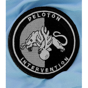 Emblemat Peloton Interwencji Żandarmerii o niskiej widoczności Czarny - DMB Products