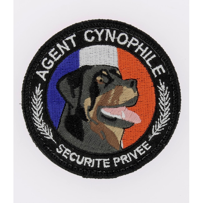 Écusson rond Agent Cynophile Rott -Patrol Equipement Écusson rond Agent Cynophile Rott -Patrol Equipement
