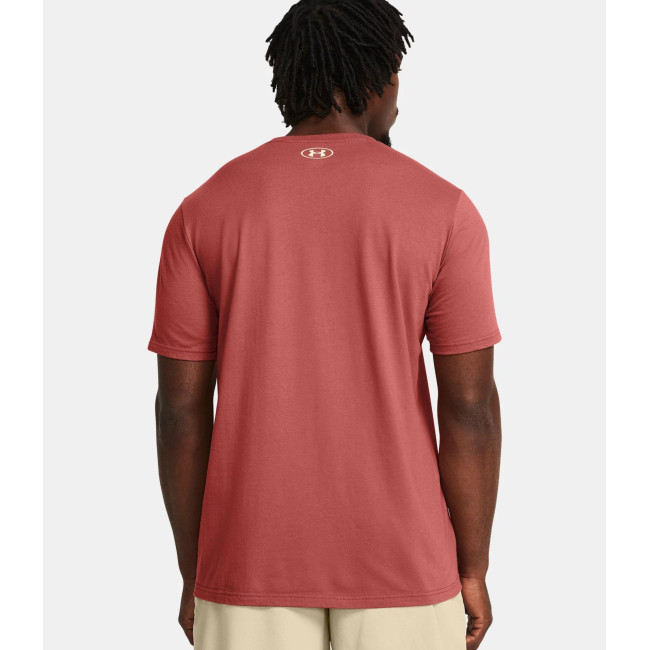Heren T-shirt UA Foundation - Sedona Rood - Under Armour