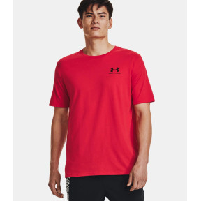 UA Sportstyle Left Chest Kurzarm-T-Shirt für Herren - Rot - Under Armour