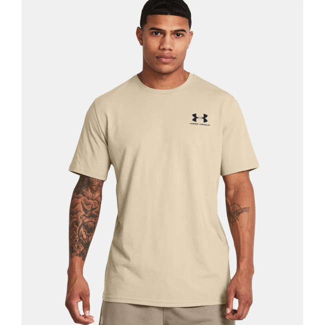 T-shirt à manches courtes UA Sportstyle Left Chest pour homme - Khaki - Under Armour