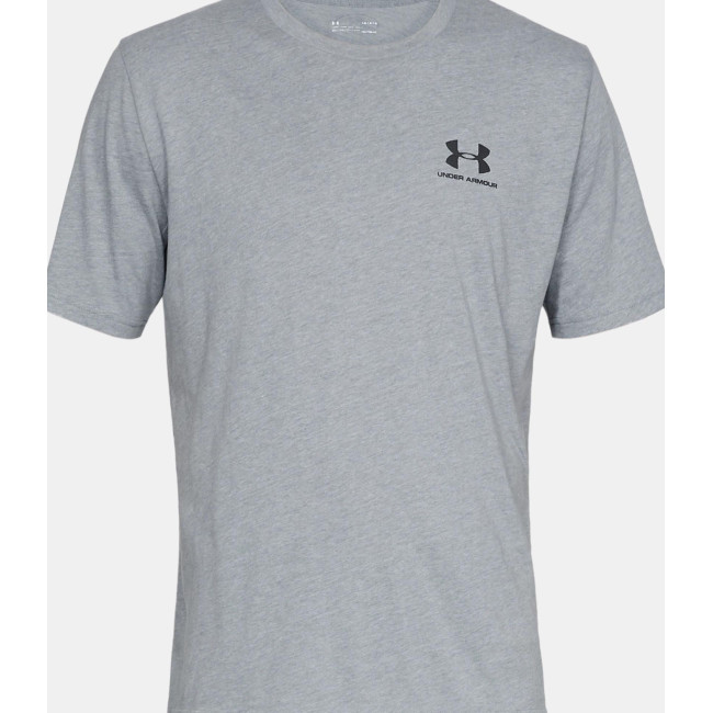 T-shirt à manches courtes UA Sportstyle Left Chest pour homme - Gris Acier - Under Armour