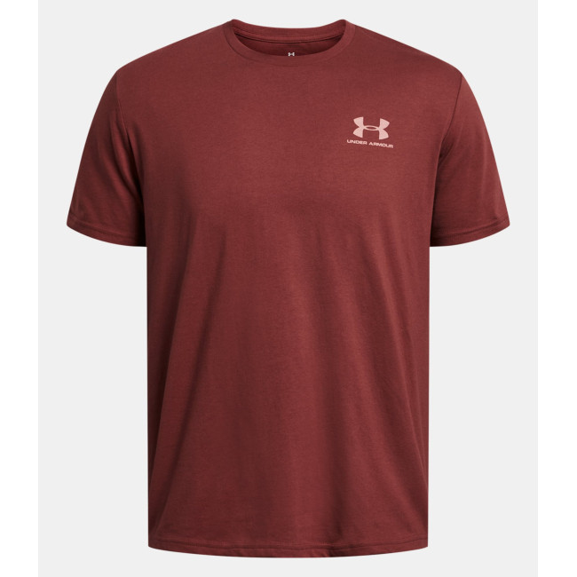 T-shirt à manches courtes UA Sportstyle Left Chest pour homme - Bordeaux - Under Armour