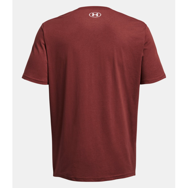 Koszulka z krótkimi rękawami UA Sportstyle Left Chest dla mężczyzn - Bordowy - Under Armour