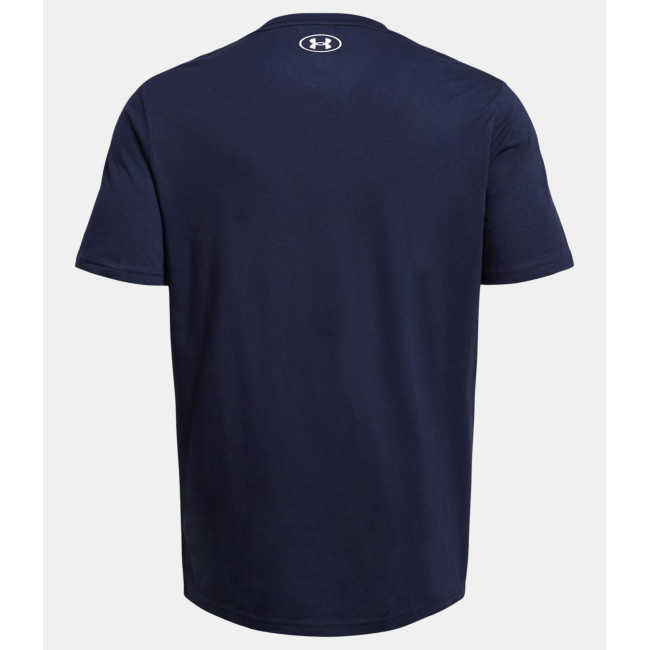 UA Sportstyle Left Chest T-shirt met korte mouwen voor heren - Marineblauw - Under Armour
