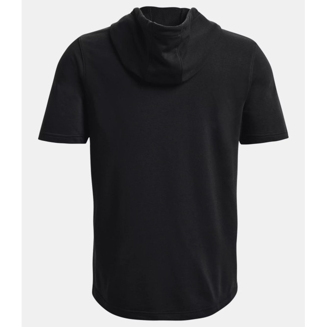 UA Rival Terry LC Kapuzenpullover mit kurzen Ärmeln - Schwarz - Under Armour