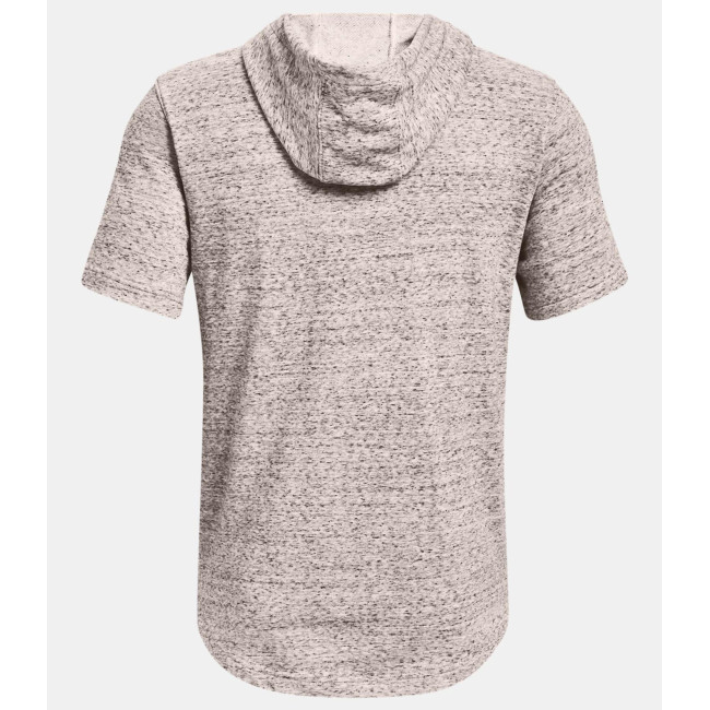 Hoodie met korte mouwen UA Rival Terry LC - Onyx Wit - Under Armour