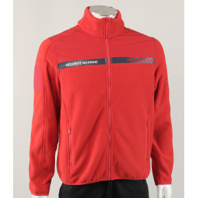 Fleecejacke Brandschutz Rot - Safetek by GK