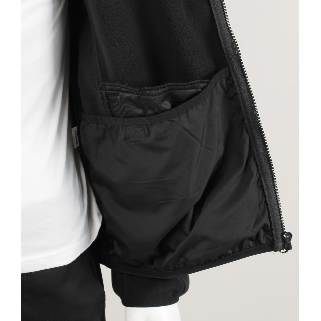 Fleece jas Safetek Particuliere Beveiliging met HV band Zwart - GK