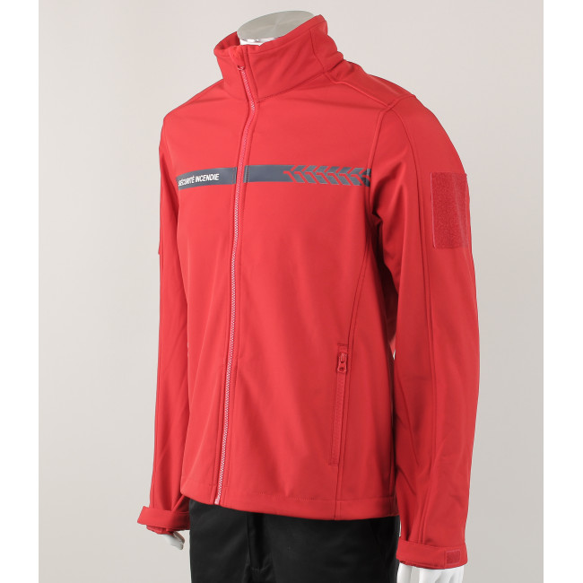 Softshell Safetek Sécurité Incendie Rouge - GK