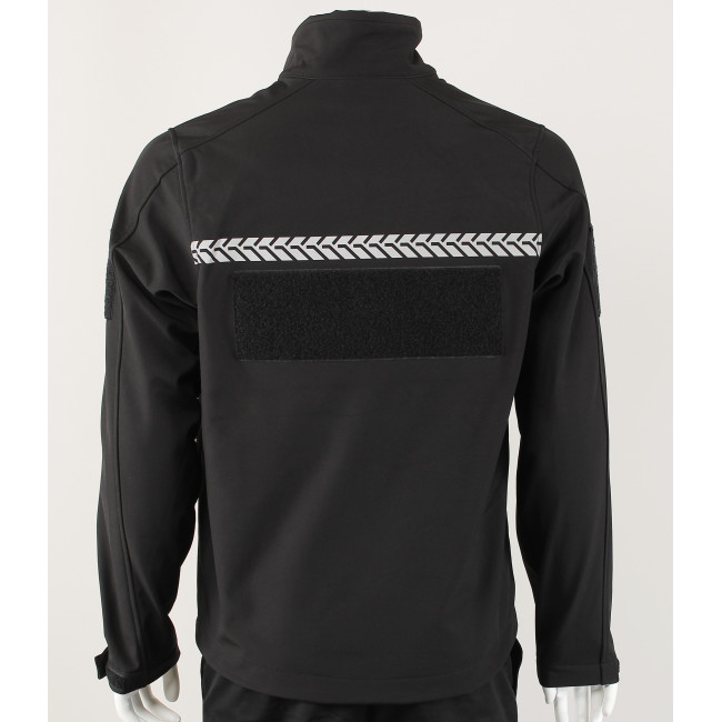 Softshell Safetek Sécurité Privée avec bande HV Noir - GK