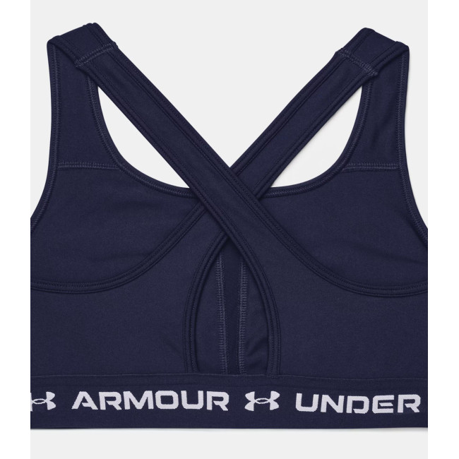 Armour® Crossback Sport-BH mit mittlerem Halt für Damen - Marineblau - Under Armour
