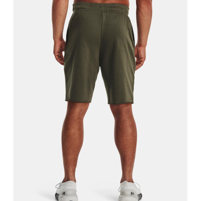 UA Rival Terry herenshort - Olijfgroen - Under Armour