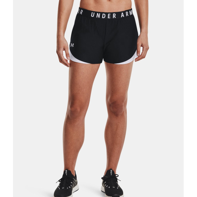 Spodenki UA Play Up 3.0 damskie - Czarny / Biały - Under Armour