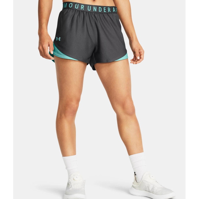 UA Play Up 3.0 Shorts für Damen - Steingrau - Under Armour