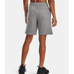 Fleece short heren UA Rival - Grijs Gemêleerd / Wit - Under Armour