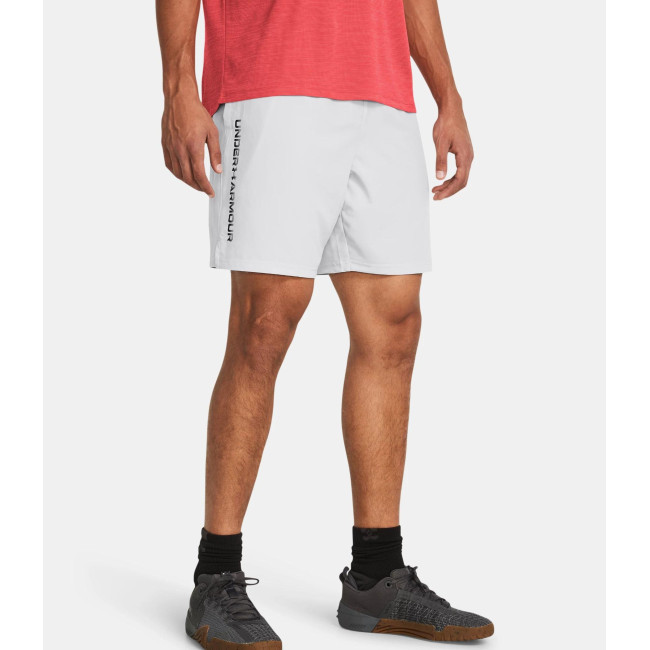 Heren short UA Tech™ Woven Wordmark - Halo Grijs - Under Armour