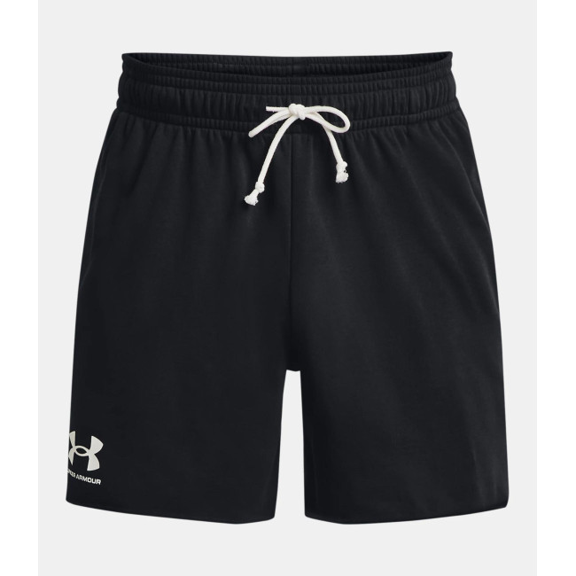Short homme UA Rival Terry 6' - Noir - Under Armour