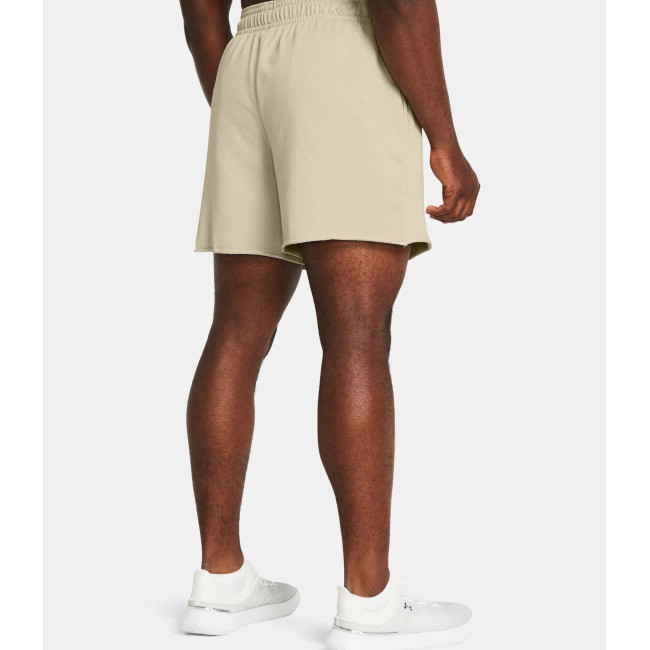 Szorty męskie UA Rival Terry 6' - Khaki - Under Armour