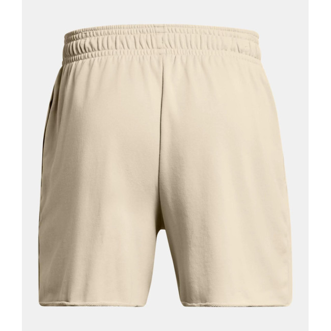 Heren Short UA Rival Terry 6' - Khaki - Under Armour