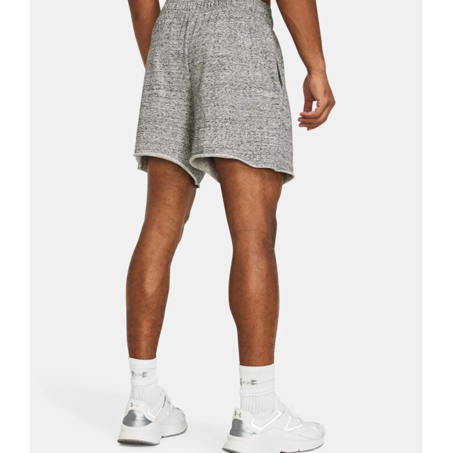 Short homme UA Rival Terry 6' - Blanc Onyx - Under Armour
