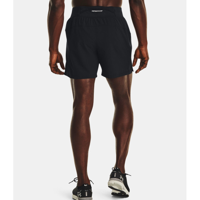 Heren Short UA Launch Elite 5'' - Zwart - Under Armour