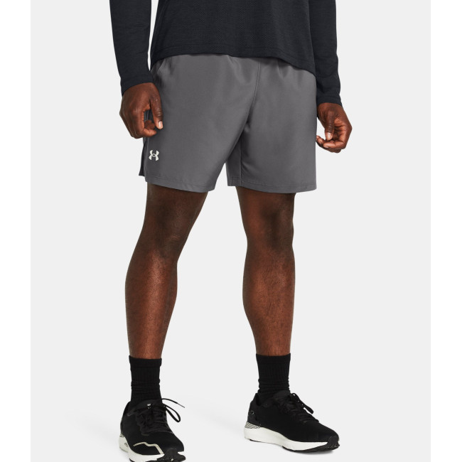 Short homme UA Launch 7' - Gris Pierre - Under Armour