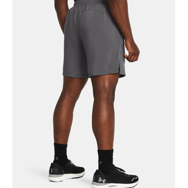 Spodenki męskie UA Launch 7' - Szary Kamień - Under Armour