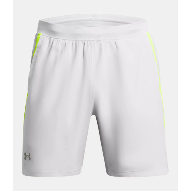 Spodenki męskie UA Launch 7' - Szary Halo - Under Armour