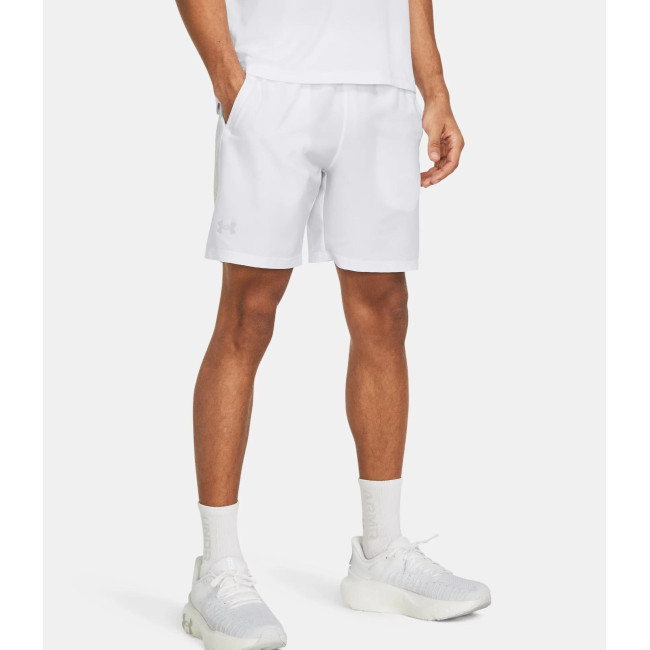 Short homme UA Launch 7' - Blanc - Under Armour