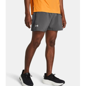 Spodenki męskie UA Launch 5' - Szare Kamienne - Under Armour