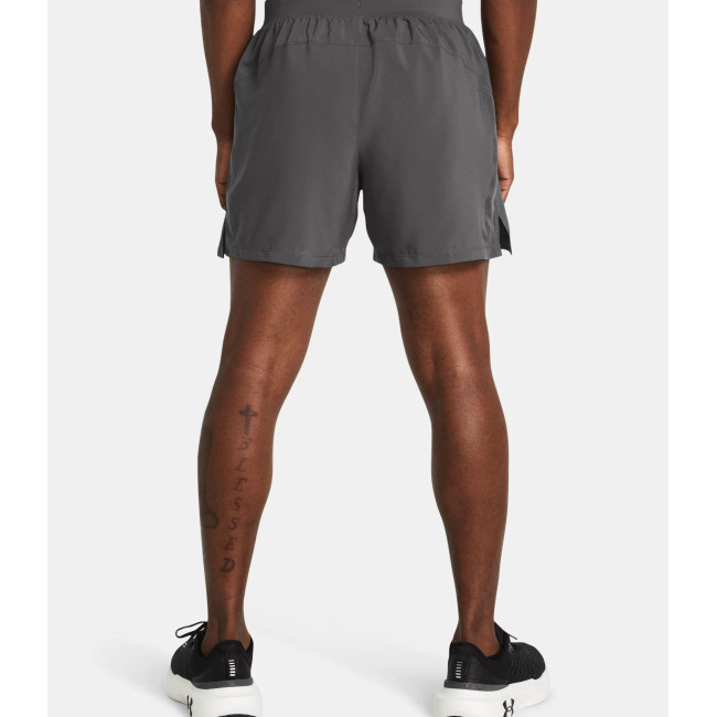 Spodenki męskie UA Launch 5' - Szare Kamienne - Under Armour