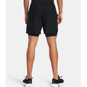 Short homme UA Launch 2 en 1 7' - Noir - Under Armour