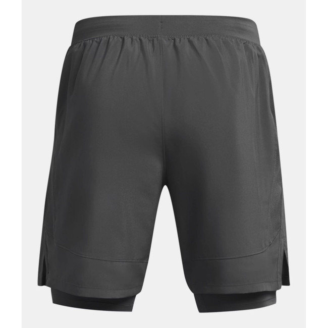 Herren UA Launch 2-in-1 7' Short - Steingrau - Under Armour