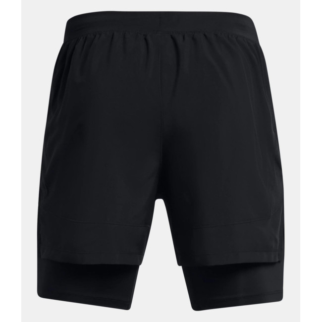 Spodenki męskie UA Launch 2 w 1 5' - Czarny - Under Armour