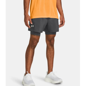 Herren UA Launch 2-in-1 5' Short - Steingrau - Under Armour