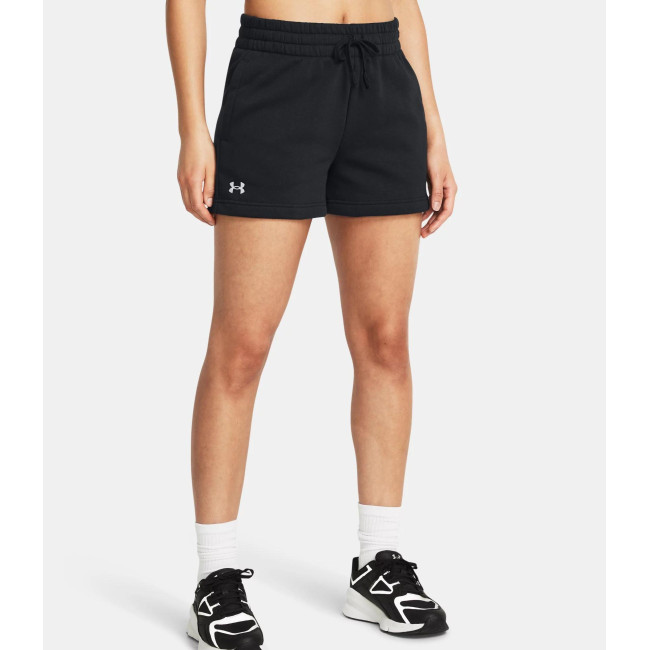 Spodenki damskie UA Rival Fleece - Czarny - Under Armour