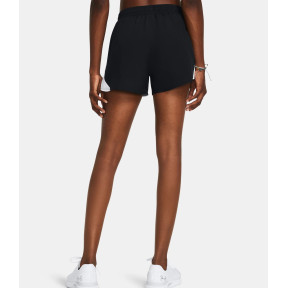 UA Fly-By 3' Damen-Shorts - Schwarz / Weiß - Under Armour