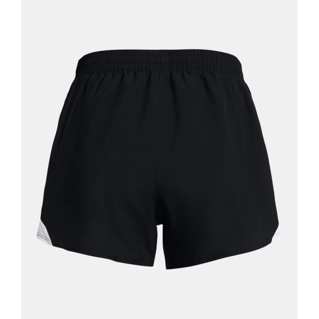 Dames UA Fly-By 3' Short - Zwart / Wit - Under Armour