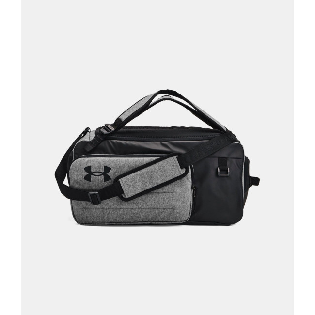 UA Contain Duo Medium Sporttas - Gemêleerd Grijs / Zwart - Under Armour