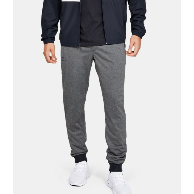 Pantalon de jogging UA Sportstyle pour homme - Gris Chiné / Noir - Under Armour