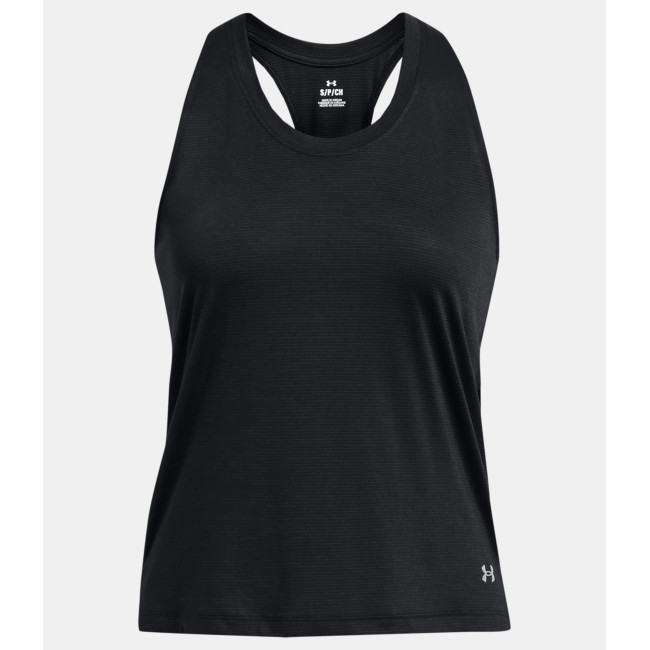 Koszulka bez rękawów damska UA Launch - Czarny - Under Armour