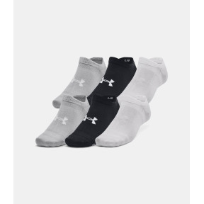 6er-Pack UA Essential Sneakersocken - Schwarz / Weiß - Under Armour