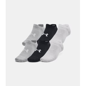 Lot de 6 paires de socquettes UA Essential - Noir / Blanc - Under Armour