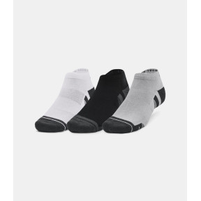 Lot de 3 paires de socquettes UA Performance Tech Low Cut- Gris - Under Armour