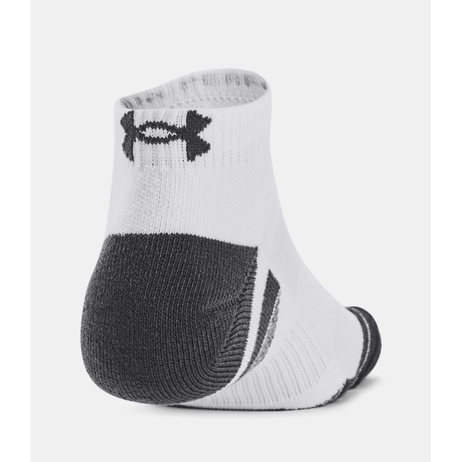 Zestaw 3 par skarpetek UA Performance Tech Low Cut - Białe - Under Armour