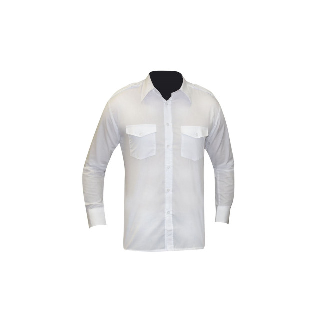 Chemise pilote blanche manches longues - Patrol Equipement Chemise pilote blanche manches longues - Patrol Equipement