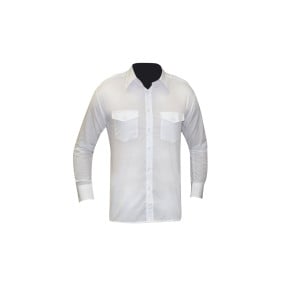 Chemise pilote blanche manches longues - Patrol Equipement