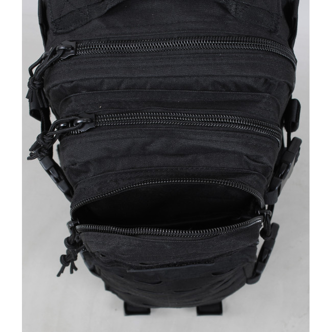 US ASS. PACK laser Cut rugzak 20L Zwart - Miltec